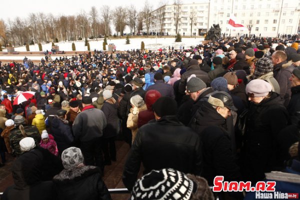 Belarusda Lukaşenkoya istefa tələbilə mitinqlər başladı VİDEO FOTO