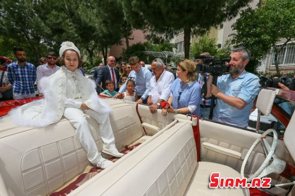 Şəhid oğlunun sünnət toyunda görünməmiş izdiham - FOTOLAR