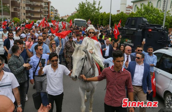 Şəhid oğlunun sünnət toyunda görünməmiş izdiham - FOTOLAR