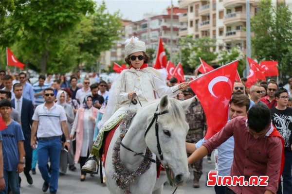 Şəhid oğlunun sünnət toyunda görünməmiş izdiham - FOTOLAR