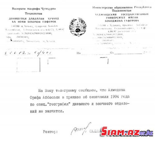 Gəncədə saxda diplomlu elmlər namizədi- ŞOK