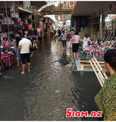 Yağışdan sonra gölə dönən “Sədərək” –Foto