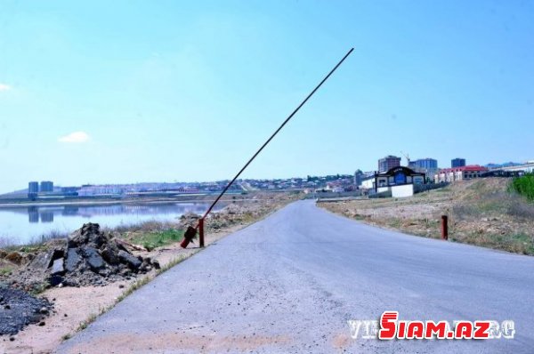 Masazırın duz gölünə axan çirkab suları, leş qoxusu