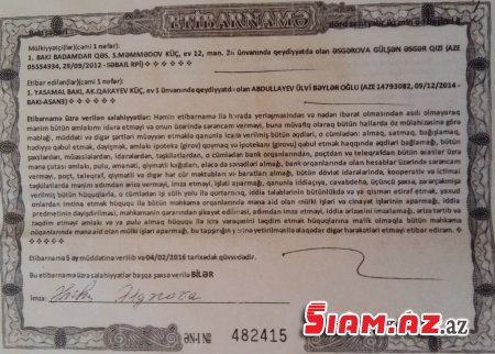 REYESTR XİDMƏTİNİN VƏZİFƏLİ ŞƏXSİNƏ ŞOK İTTİHAM – “200 min manatımı mənimsəyib, işinin başındadır”