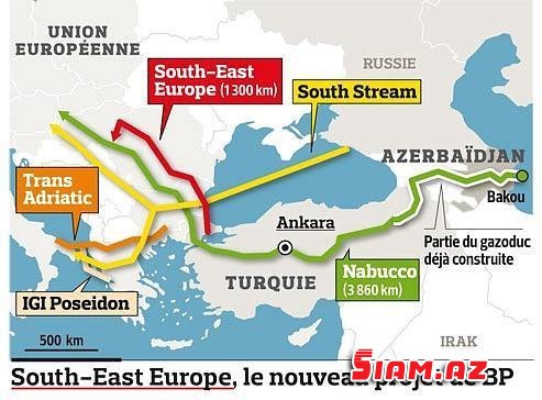 Azərbaycan borusu ilə Avropaya Rusiya qazı?