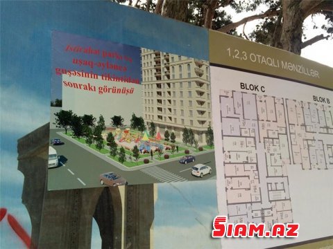 Zərifə Əliyeva adına park Hacıbala Abutalıbovun icazəsi ilə yox edildi - yazdıqlarımızın izi ilə (FOTOLAR)