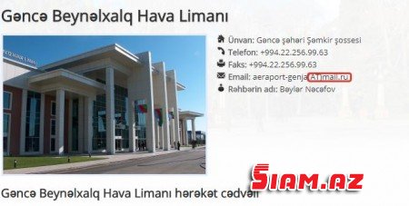 Gəncə aeroportunda biabırçıqlıq: sərnişinlər ayaqyolu əvəzinə ağaclığa göndərilir