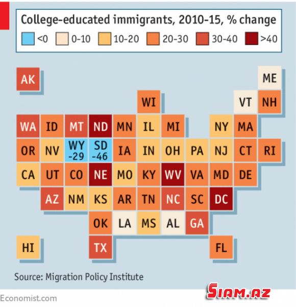 AMERİKAYA GƏLƏN SAVADLI VƏ TƏCRÜBƏLİ MİQRANTLARIN SAYI ARTIB –Tramp köç qaydalarını kimdən "oğurlayıb"? - ARAŞDIRMA